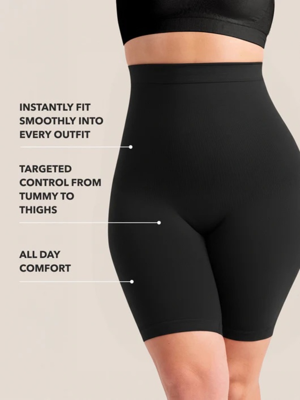 Shapermint Essentials All Day Every Day High-Waisted Shaper Shorts